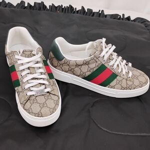 GUCCI Sneakers ACES Mens SZ M 5.5 ~ W 8.5 GG LOGO